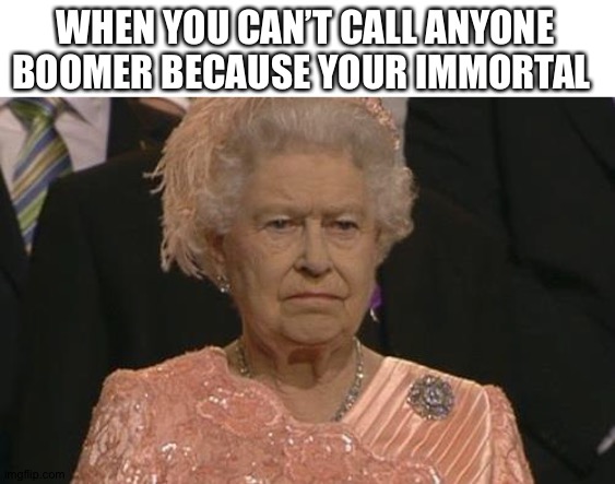 queen not impressed meme