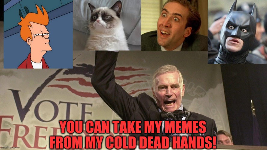 YOU CAN TAKE MY MEMES FROM MY COLD DEAD HANDS! | made w/ Imgflip meme maker