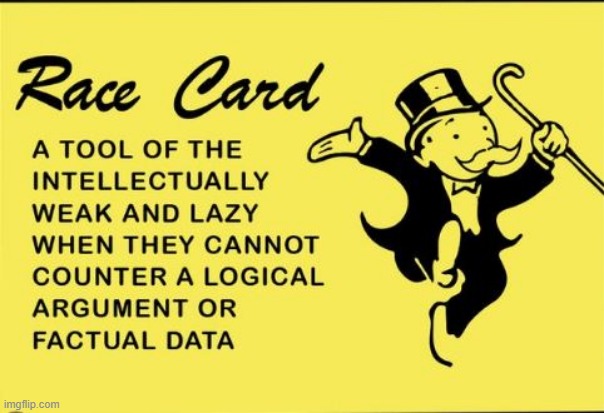 race card | image tagged in race card | made w/ Imgflip meme maker