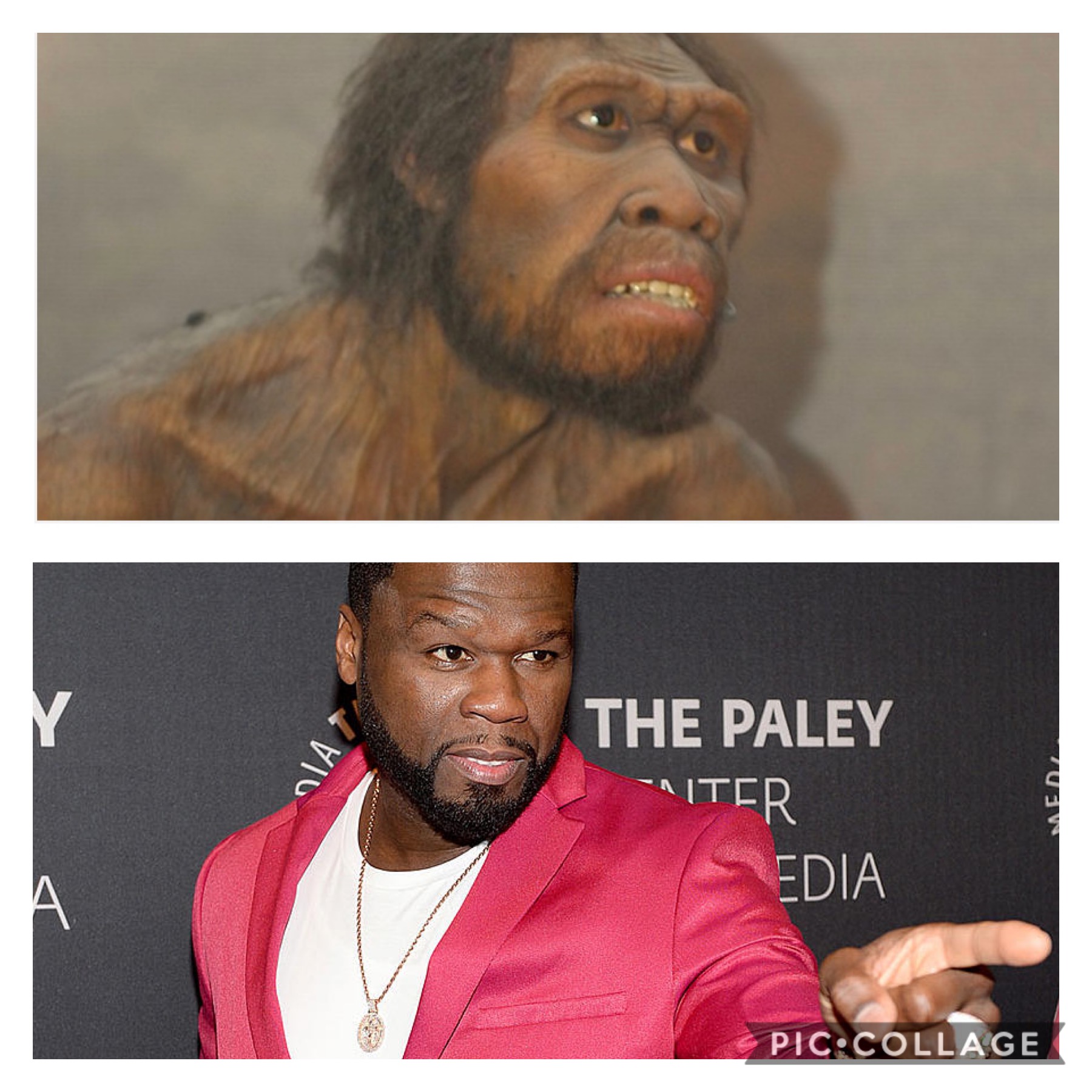 50 Cent Cave Man Blank Meme Template