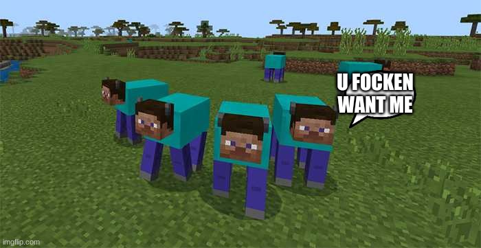 me and the boys | U FOCKEN WANT ME | image tagged in me and the boys | made w/ Imgflip meme maker