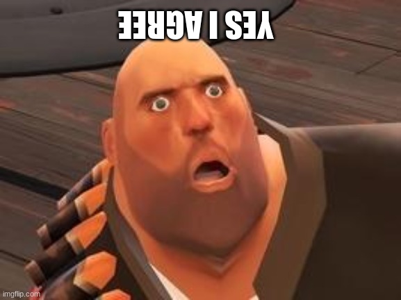 TF2 Heavy | YES I AGREE | image tagged in tf2 heavy | made w/ Imgflip meme maker