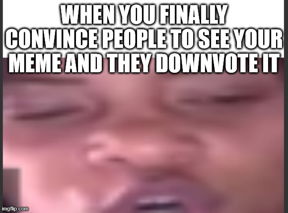 When You Loose | WHEN YOU FINALLY CONVINCE PEOPLE TO SEE YOUR MEME AND THEY DOWNVOTE IT | image tagged in when you loose,upvotes,upvote,downvote,downvotes | made w/ Imgflip meme maker