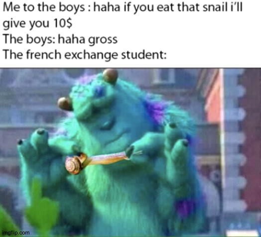 I am French and I can confirm | image tagged in monsters inc,mike wazowski,memes | made w/ Imgflip meme maker