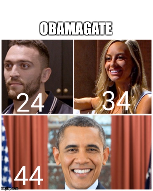 Obamagate | OBAMAGATE | image tagged in love is blind | made w/ Imgflip meme maker