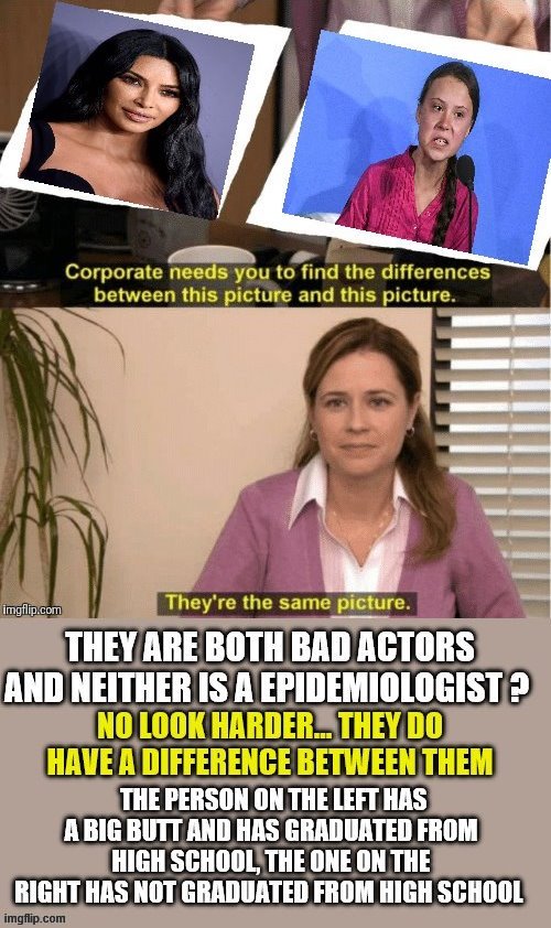 Greta Covid19 savant | image tagged in msm,covid19,democrats,cnn,fake news | made w/ Imgflip meme maker