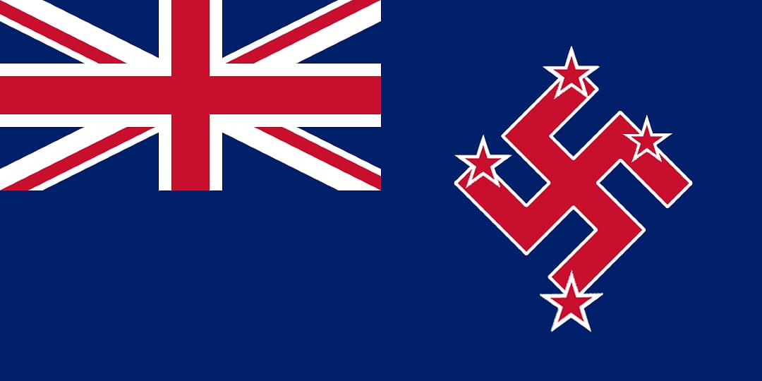 High Quality Naz Zealand Flag Blank Meme Template