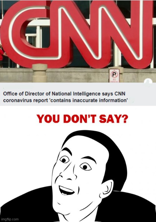 cnn bs (again) | image tagged in memes,you don't say | made w/ Imgflip meme maker