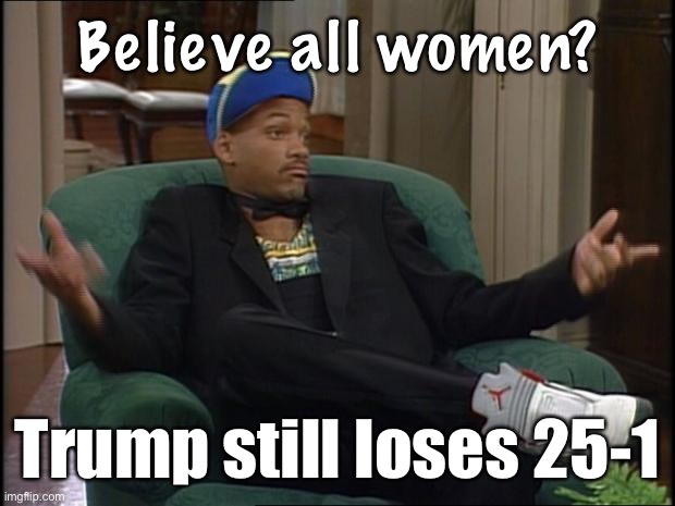 Why “believe all women” isn’t the nail in the coffin of Biden’s campaign that Republicans seem to think it is | Believe all women? Trump still loses 25-1 | image tagged in whatever,metoo,election 2020,sexual assault,sexual harassment,sexual predator | made w/ Imgflip meme maker