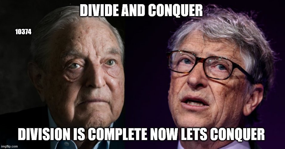 Arrest bill gates before it is too late | 10374 | image tagged in bill gates,divide and conquer | made w/ Imgflip meme maker