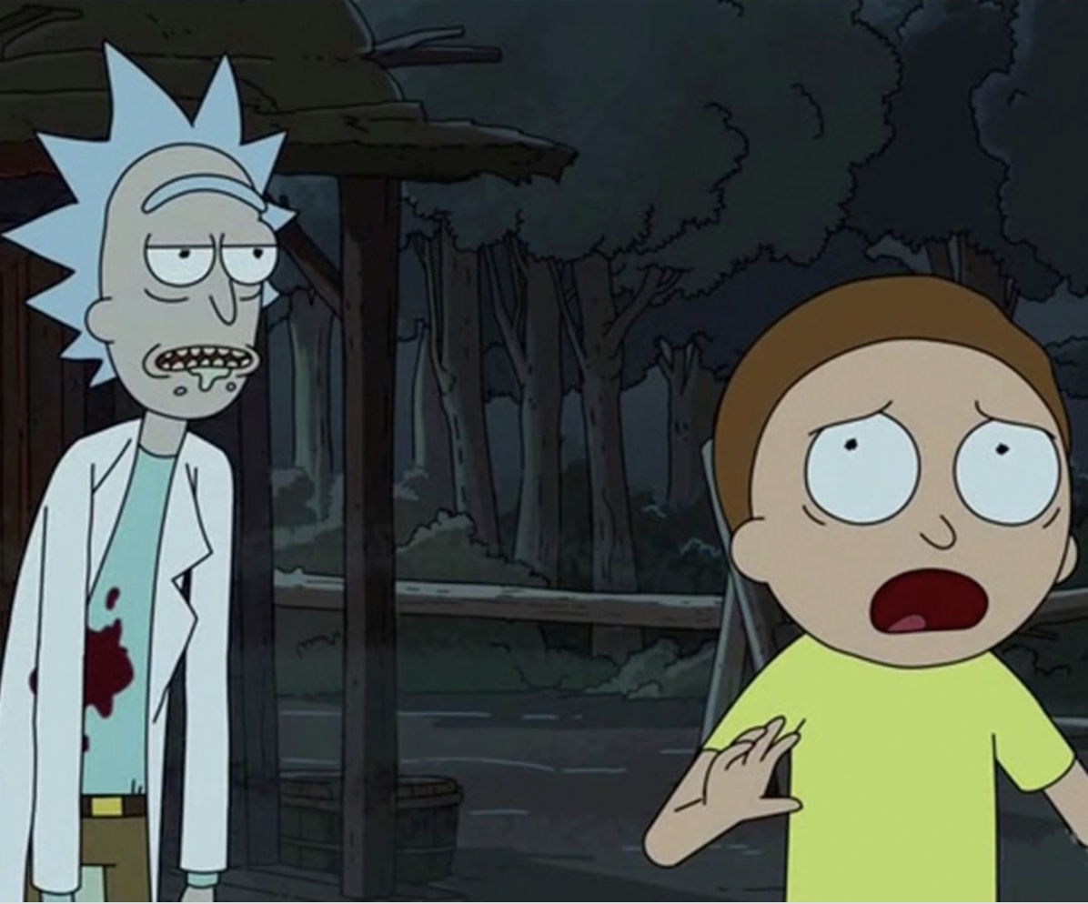 High Quality morty shocked Blank Meme Template