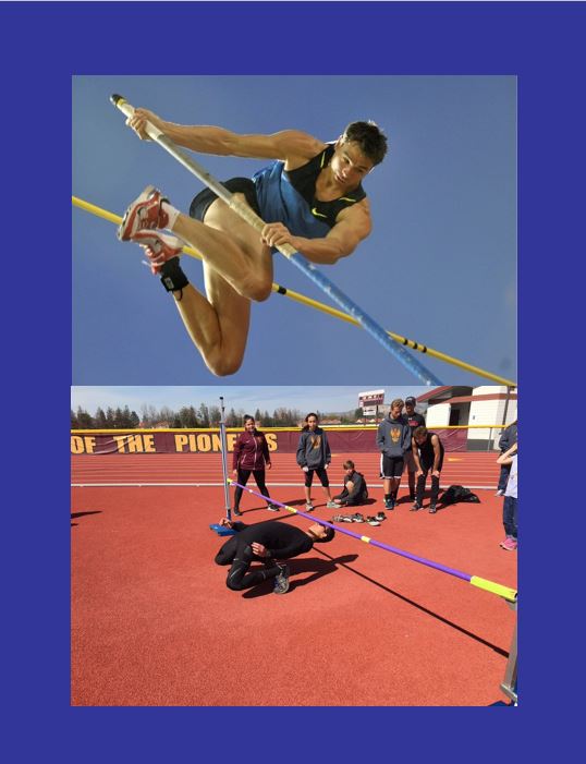 Pole Vault Limbo Blank Meme Template