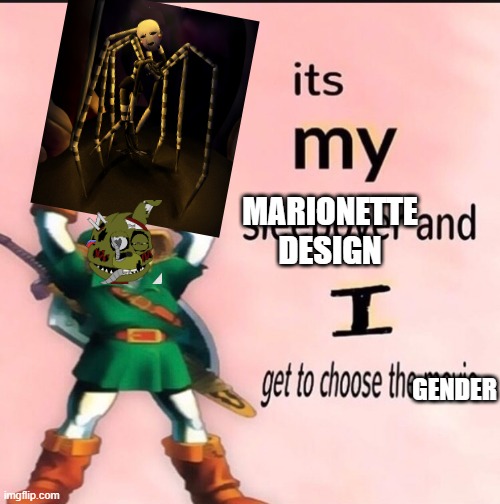 MARIONETTE DESIGN; GENDER | made w/ Imgflip meme maker