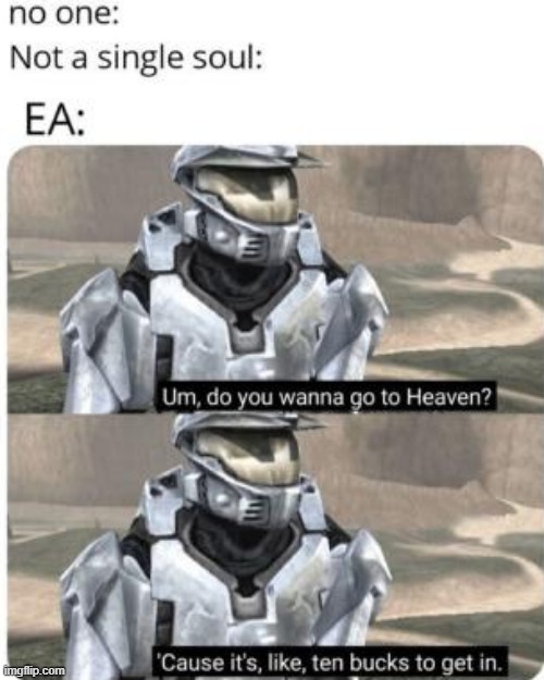 image tagged in ea,microtransactions | made w/ Imgflip meme maker