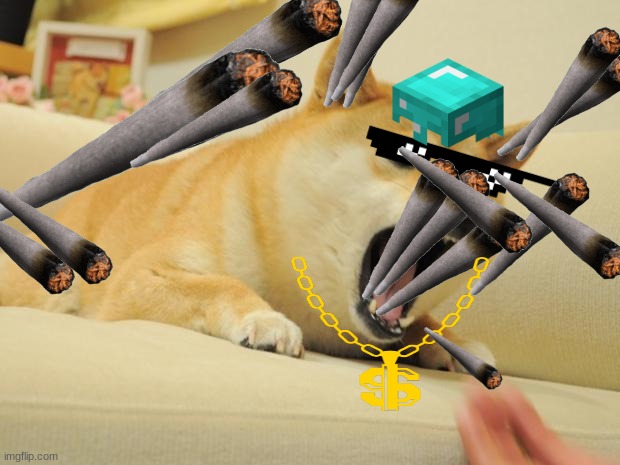 doge tha rapper | image tagged in angry doge | made w/ Imgflip meme maker