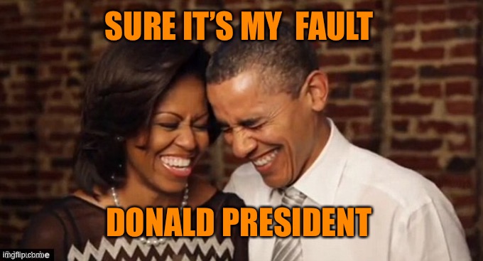 SURE IT’S MY  FAULT DONALD PRESIDENT | made w/ Imgflip meme maker