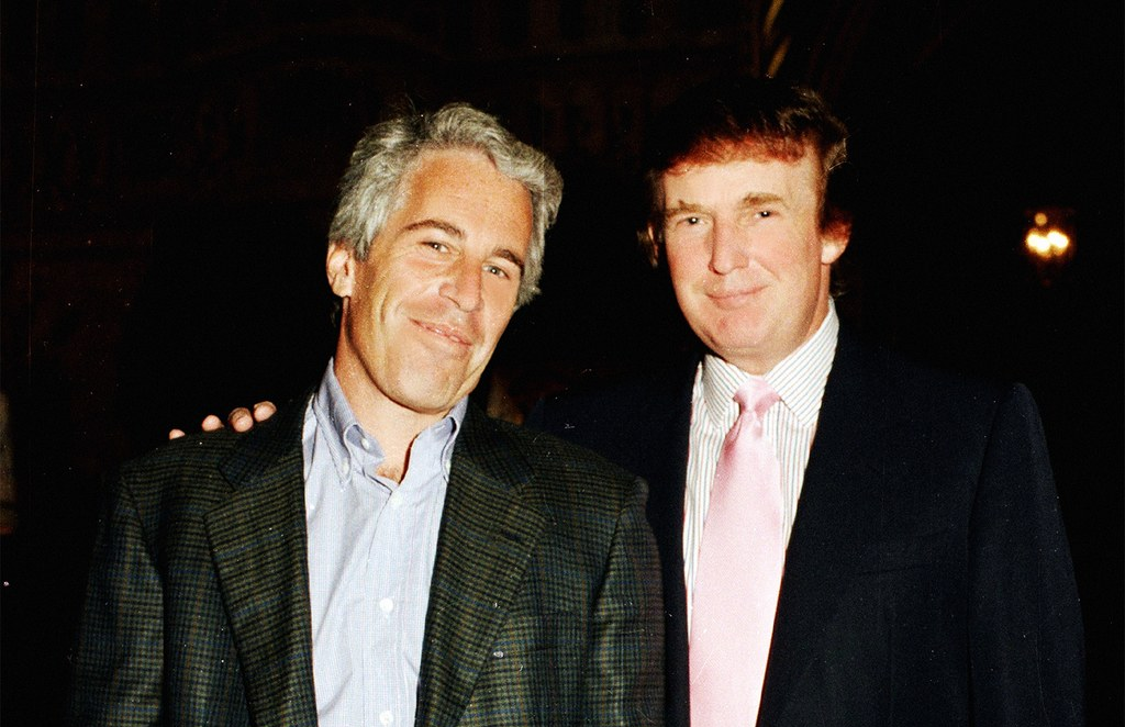 Trump and Jeffrey Epstein, partners for 15 years Blank Meme Template