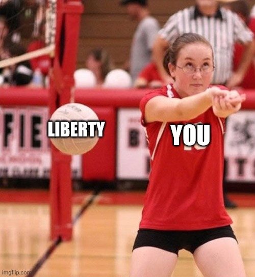 You missed the point | LIBERTY YOU | image tagged in you missed the point | made w/ Imgflip meme maker