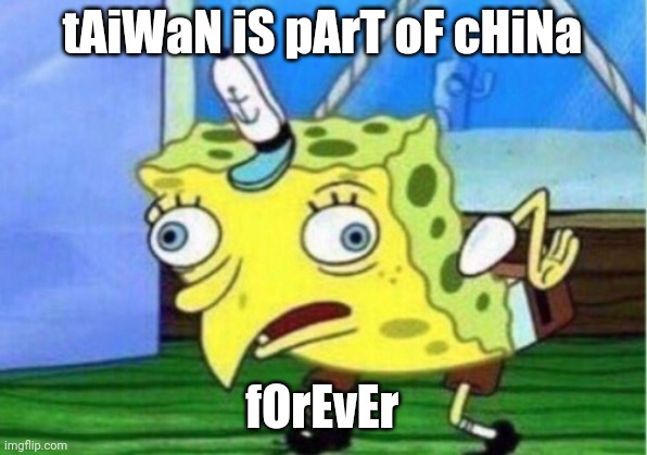 When chinese talk about Taiwan | tAiWaN iS pArT oF cHiNa; fOrEvEr | image tagged in memes,china,chinese bot,wumao,50 cent,50centarmy | made w/ Imgflip meme maker