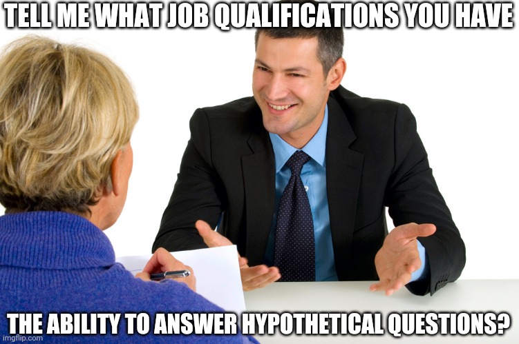 Hilarious job interview questions