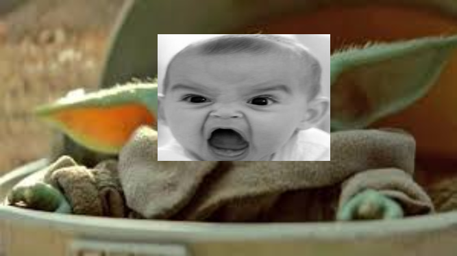 High Quality baby baby yoda Blank Meme Template