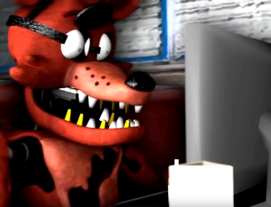 High Quality surprised foxy Blank Meme Template