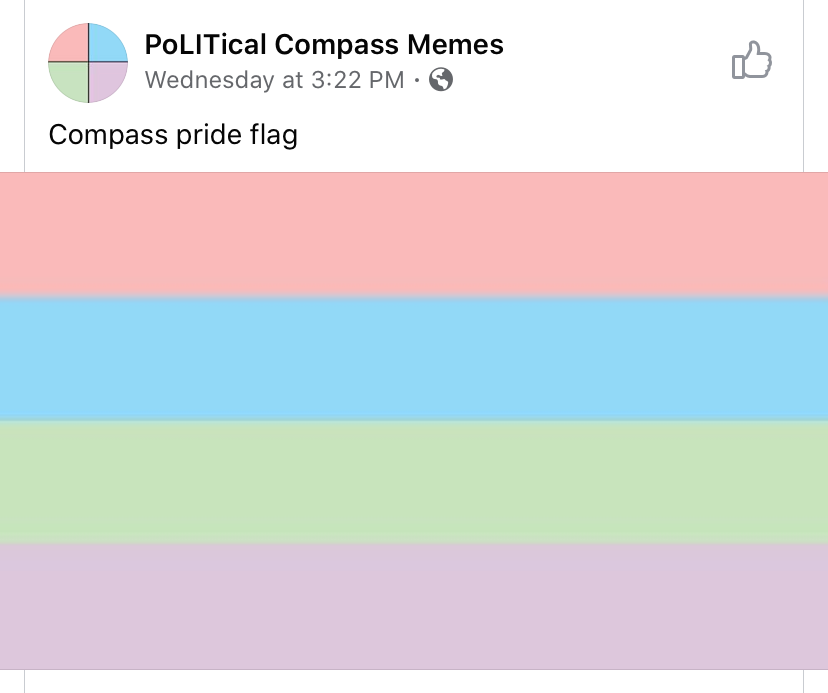 High Quality Compass pride flag Blank Meme Template