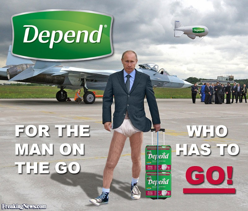 Putin Depends Blank Meme Template