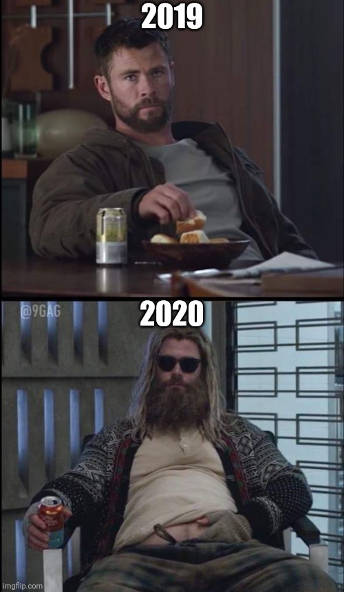 End Game Over | 2019; 2020 | image tagged in thor,2020 | made w/ Imgflip meme maker