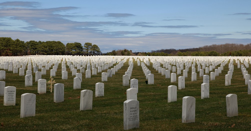 American cemetery Blank Meme Template