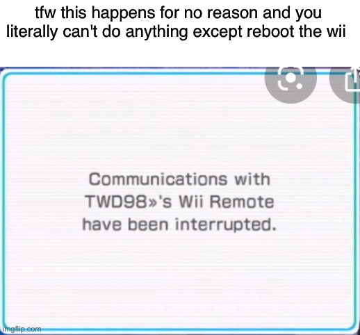 Rip | tfw this happens for no reason and you literally can't do anything except reboot the wii | image tagged in nintendo,wii,errors | made w/ Imgflip meme maker
