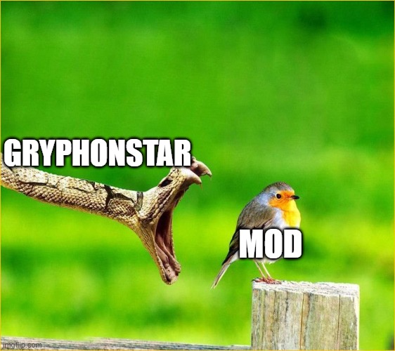 Snake Reality Bites | GRYPHONSTAR; MOD | image tagged in snake reality bites | made w/ Imgflip meme maker