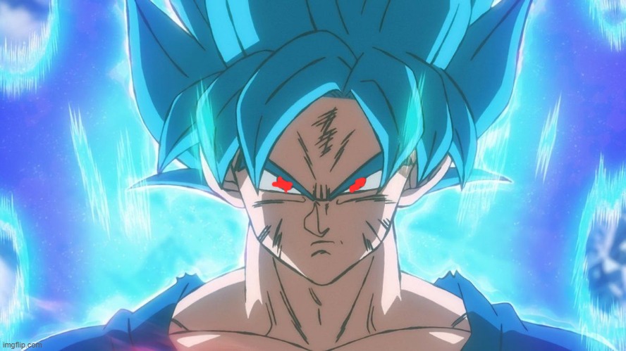 Super saiyan blue Goku | image tagged in super saiyan blue goku | made w/ Imgflip meme maker