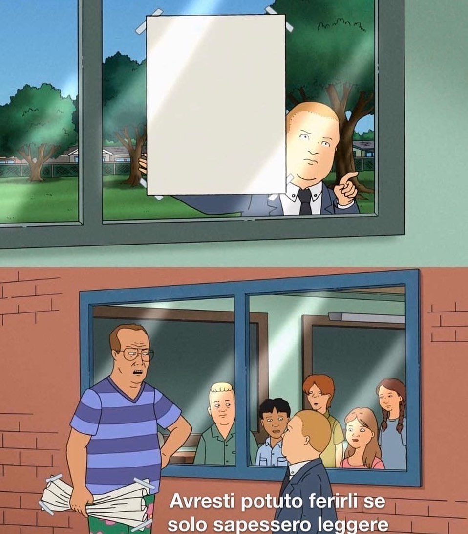 avresti potuto ferirli se solo sapessero leggere Blank Meme Template