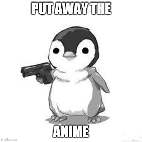 Penguin Holding Gun Imgflip