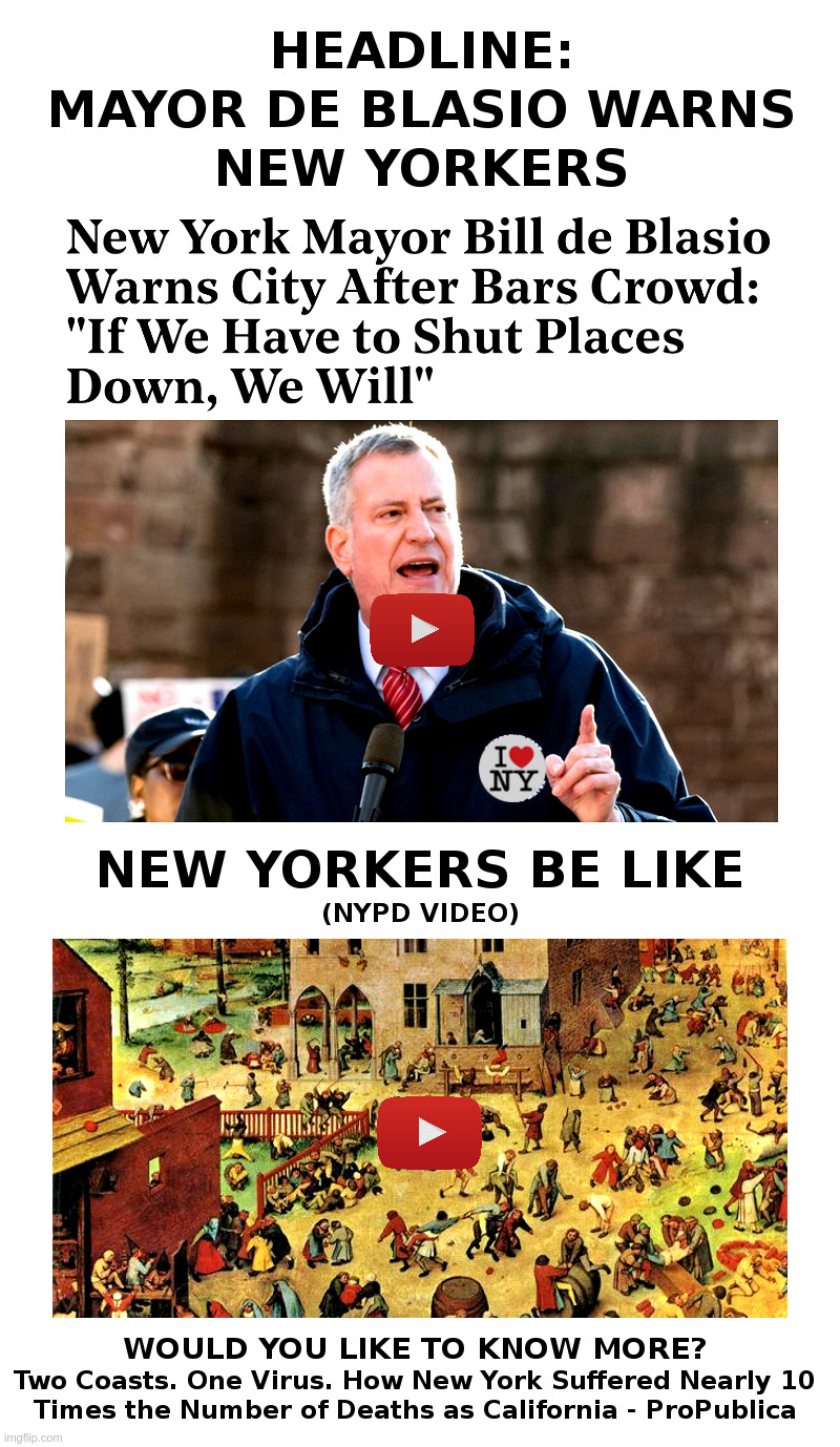 Mayor de Blasio Warns New Yorkers | image tagged in starship troopers,new york,coronavirus,lockdown,de blasio,stormtroopers | made w/ Imgflip meme maker