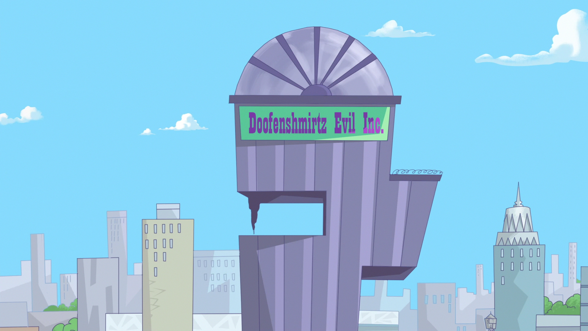 Doofenshmirtz Evil Incorporated Blank Meme Template