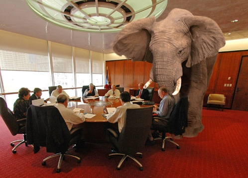 High Quality Elephant in the Room Blank Meme Template