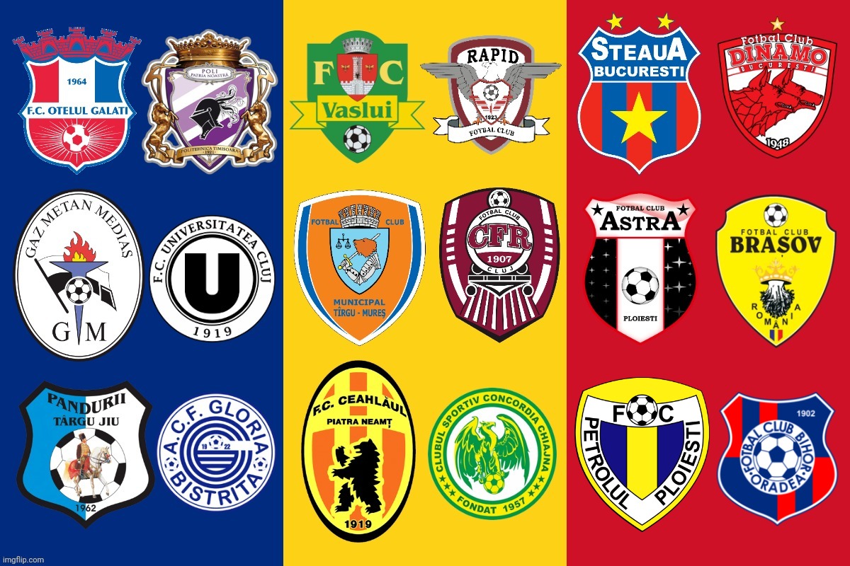 Liga 1 2011-2012 but if Poli Timisoara, Gloria Bistrita and Bihor Oradea weren't denied a license | image tagged in memes,football,soccer,romania | made w/ Imgflip meme maker