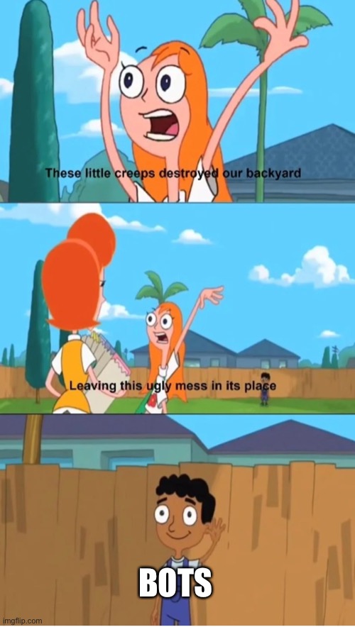 Poor Bajleet | BOTS | image tagged in poor bajleet | made w/ Imgflip meme maker