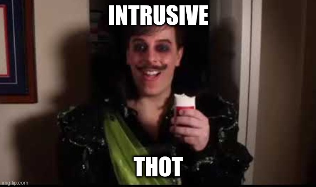 who let the rat out? | INTRUSIVE; THOT | image tagged in thomas sanders | made w/ Imgflip meme maker
