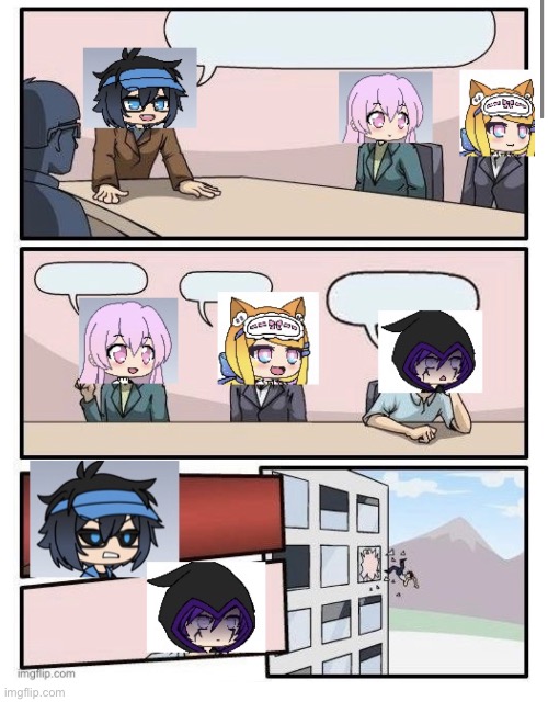 Boardroom meeting suggestion Gacha Life | image tagged in boardroom meeting suggestion gacha life | made w/ Imgflip meme maker