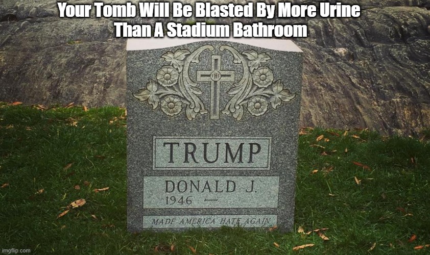  Your Tomb Will Be Blasted By More Urine 
Than A Stadium Bathroom | made w/ Imgflip meme maker