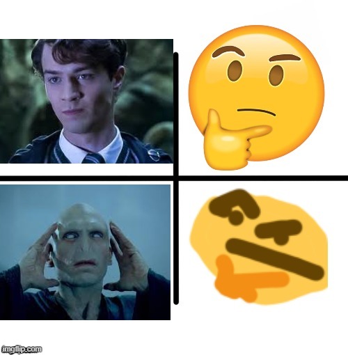 how did tom riddle get so ugly? | image tagged in confusionism | made w/ Imgflip meme maker