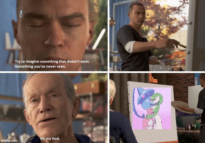 true artist | image tagged in detroit become painter,pokemon,pokemon sword and shield,love | made w/ Imgflip meme maker