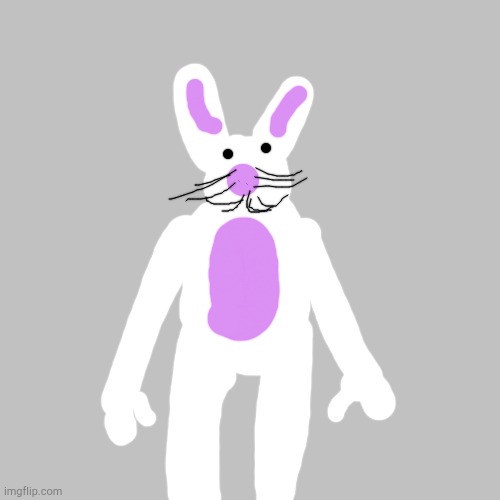Eye-witness sketch of the Easter Bunny | image tagged in memes,blank transparent square | made w/ Imgflip meme maker