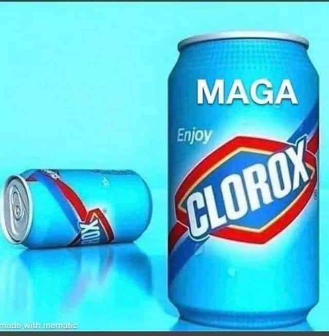 High Quality Enjoy MAGA Clorox Blank Meme Template