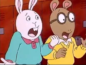 Shocked Arthur and Buster Blank Meme Template