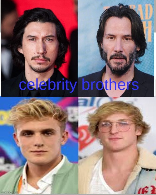 celebrity twins | celebrity brothers | image tagged in memes,monkey puppet | made w/ Imgflip meme maker