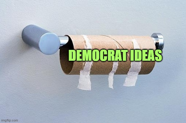 Not only are they out now, but they were just to wipe your ass. | DEMOCRAT IDEAS | image tagged in no more toilet paper,trump,nancy pelosi | made w/ Imgflip meme maker
